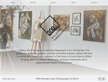 Tablet Screenshot of gallery-300.com